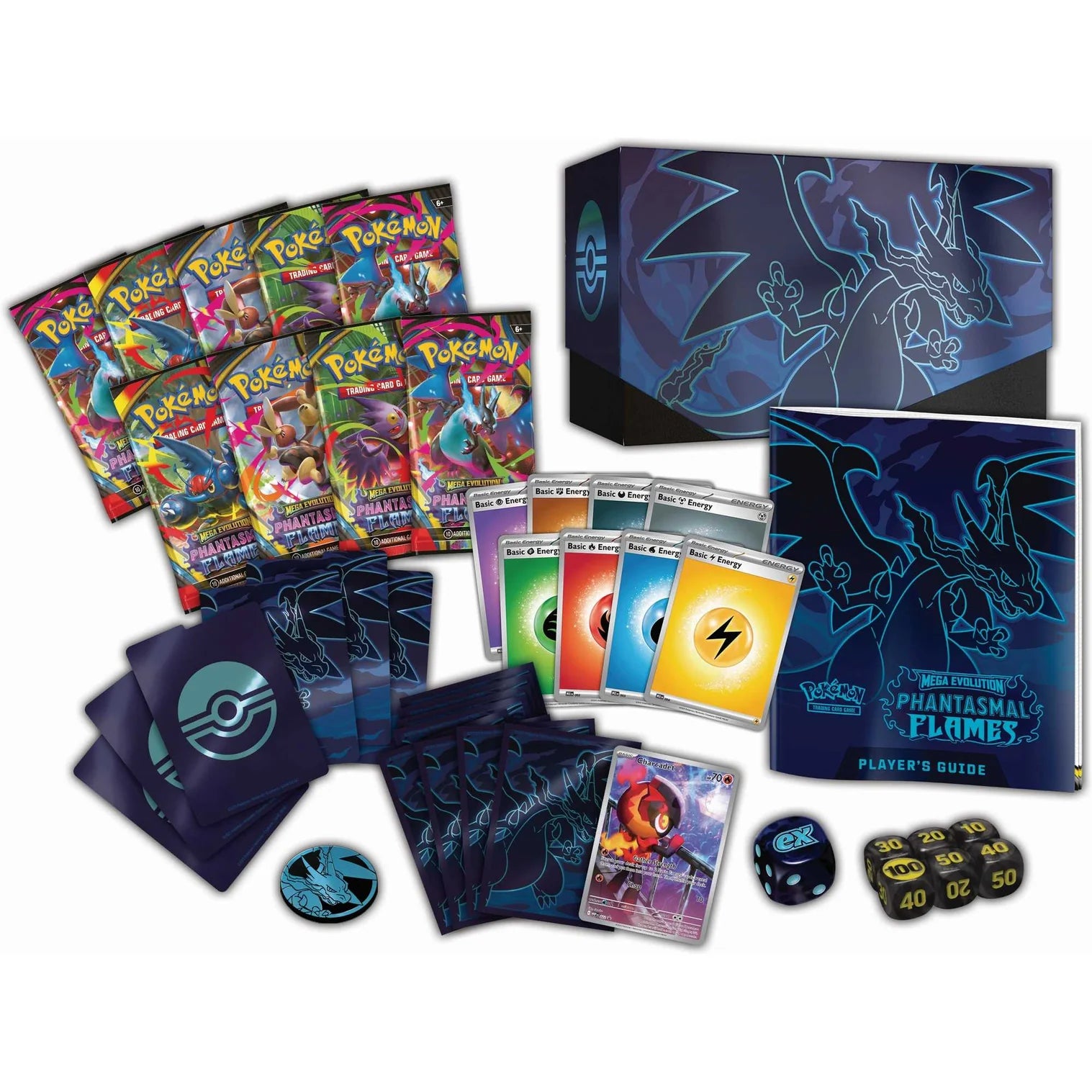 Pokémon TCG: Mega Evolution Phantasmal Flames - Elite Trainer Box ETB [ENG]
