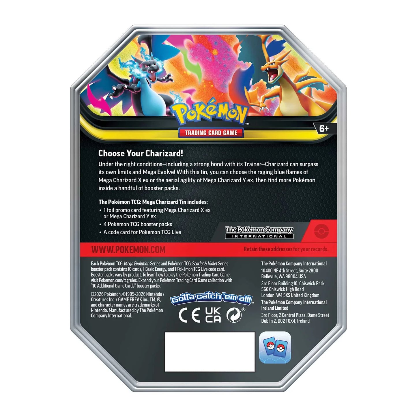 Pokémon TCG: Mega Charizard ex - Y Version - Tin [ENG][PREORDER]