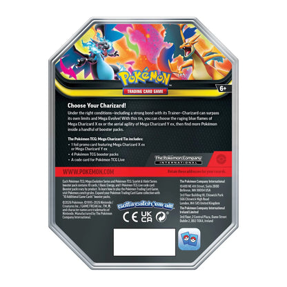 Pokémon TCG: Mega Charizard ex - Y Version - Tin [ENG][PREORDER]