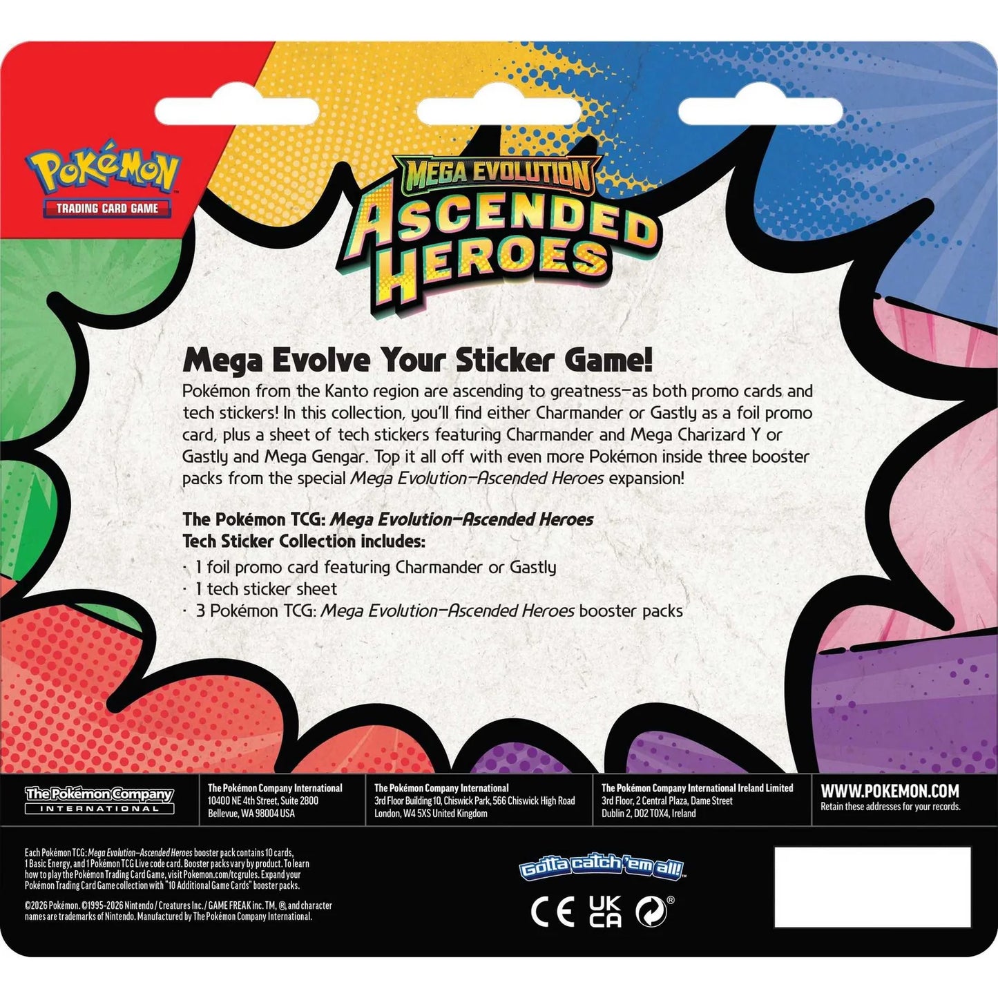 Pokémon TCG: Mega Evolution Ascended Heroes - Tech Sticker Collection: Mega Charizard Y [ENG][PREORDER]