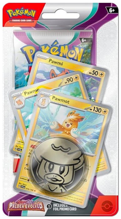 Pokemon Scarlatto&Violetto - Evoluzioni a Paldea Blister 3 Card + 1 Busta [ENG]