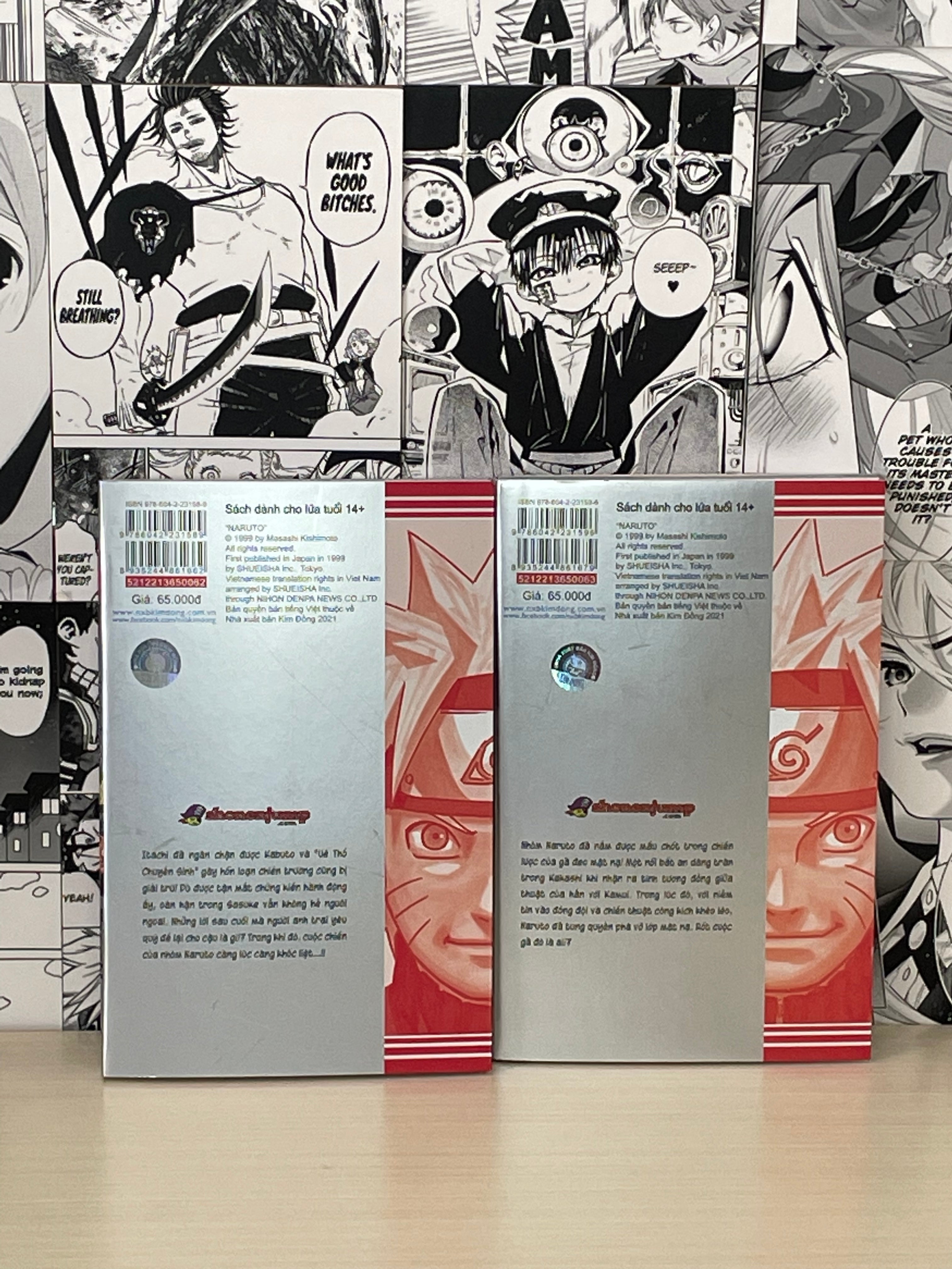 Naruto Shippuden Variant Cover N. 62+63 [VIETNAM][PREORDER