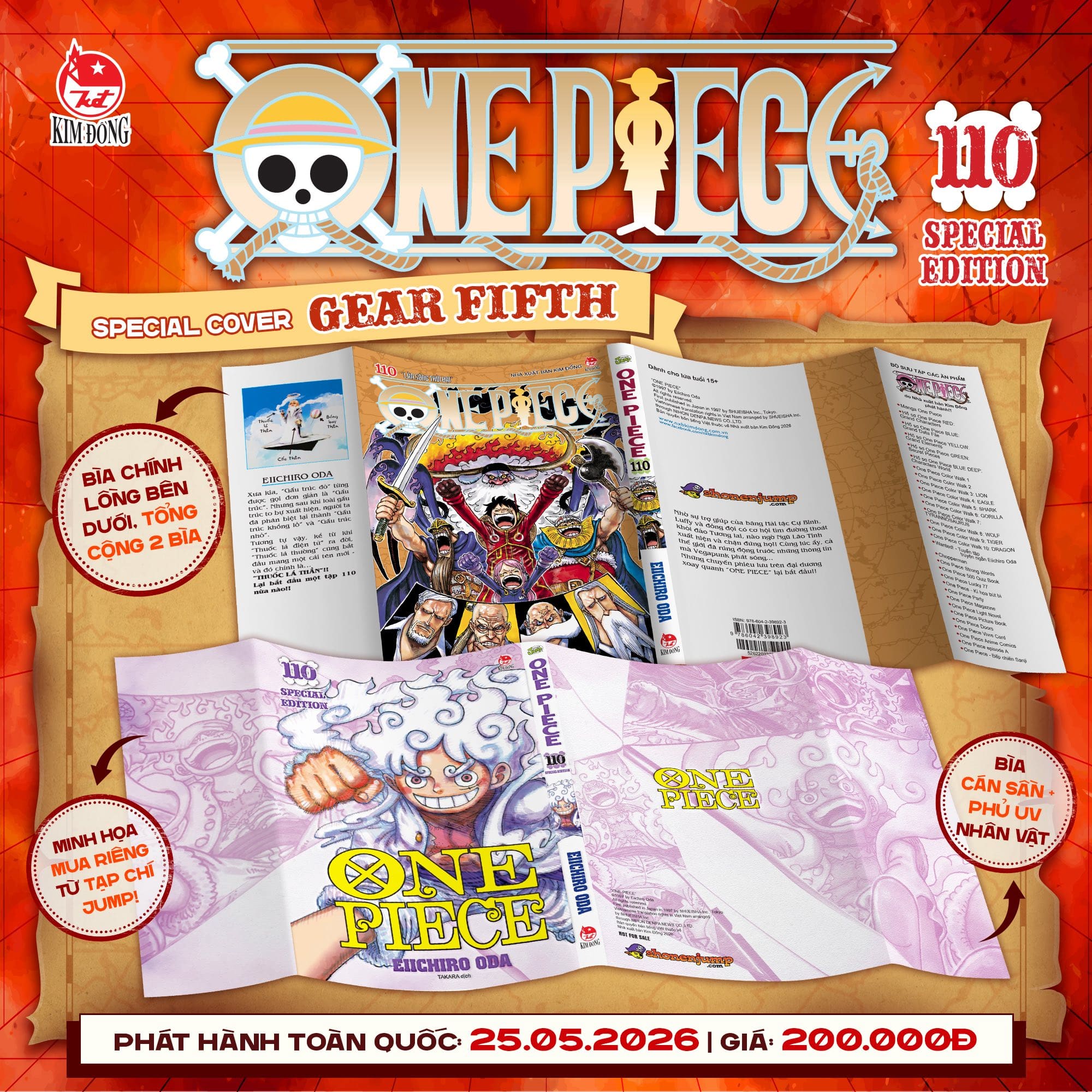 Variant Cover One Piece N. 110 Special Edition [VIETNAM] [PREORDER]