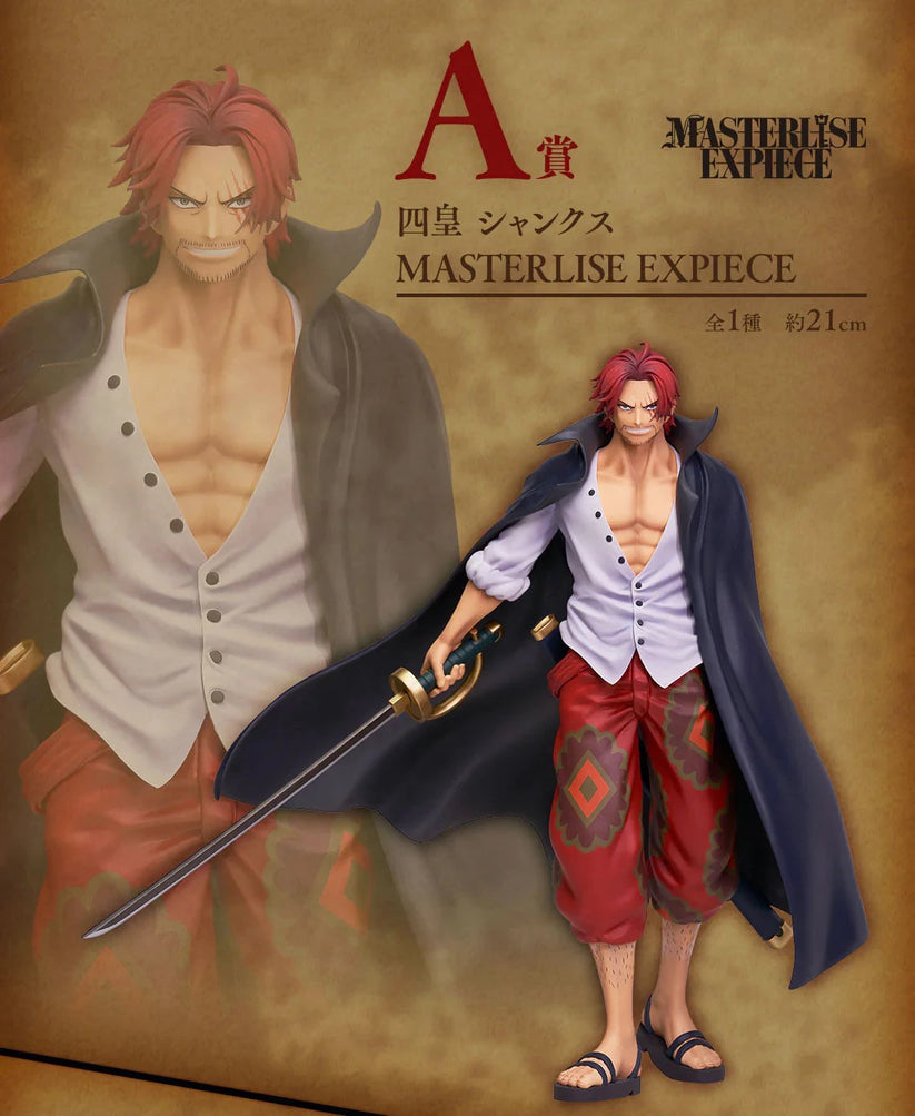 Shanks Ichiban Kuji Masterlise Shin Yonkou Prize A One Piece – Banpresto [PREORDER]