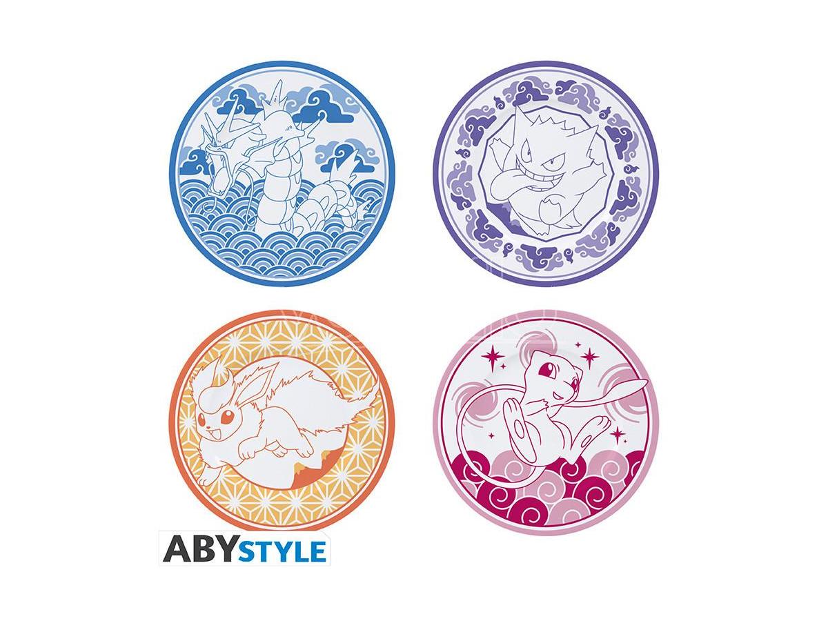 POKEMON - Set of 4 Piatti - Japanese Style