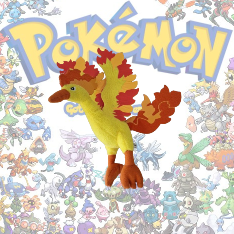 Pokemon Peluche Legendary "Moltres" BANPRESTO