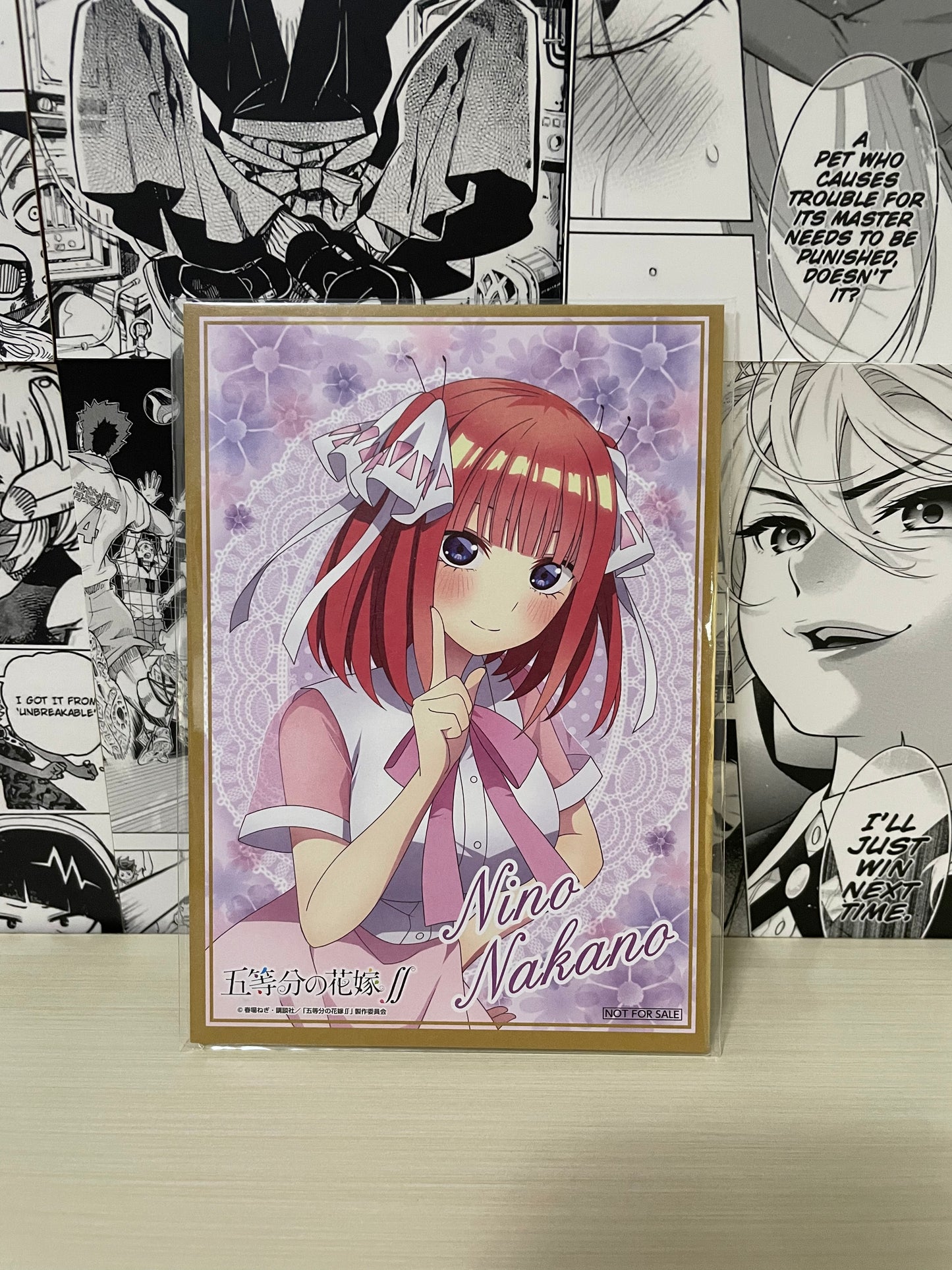 The Quintessential Quintuplets Doppio Shikishi + Bonus [JAP]