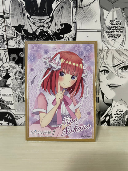 The Quintessential Quintuplets Doppio Shikishi + Bonus [JAP]