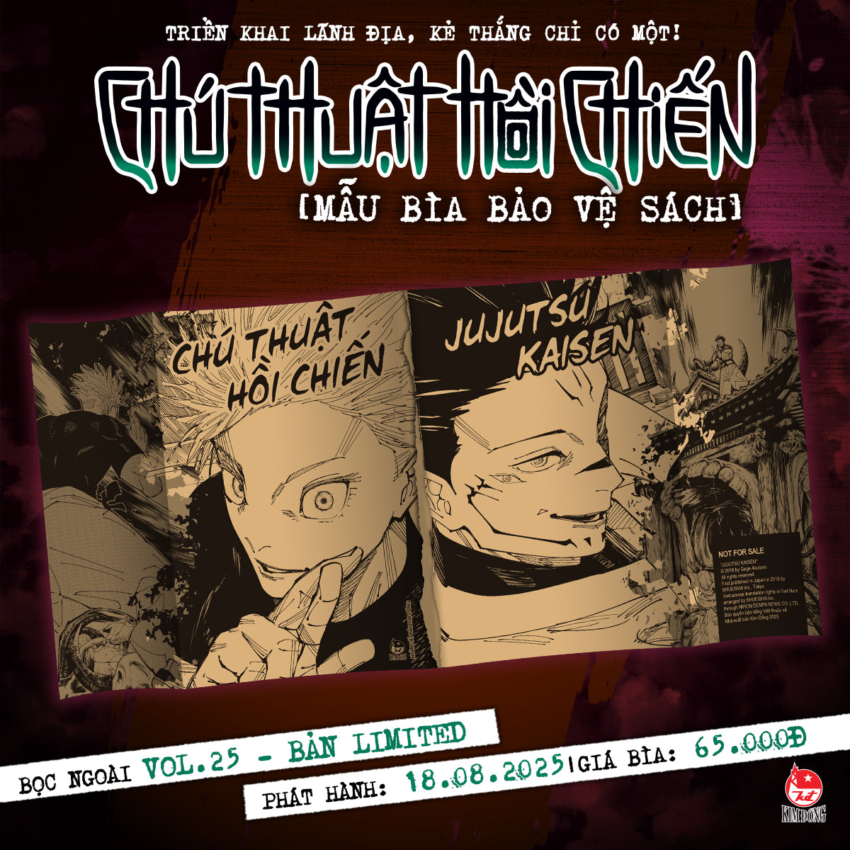 Variant Cover Jujutsu Kaisen N. 25 [VIETNAM]