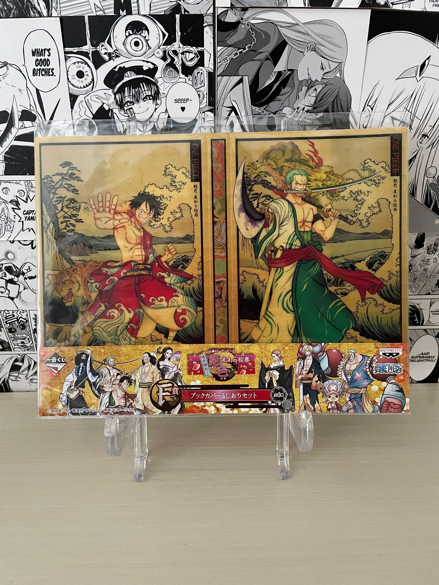 Variant Cover One Piece Ichiban Kuji ''Luffy & Zoro'' + Segnalibri [JAP]