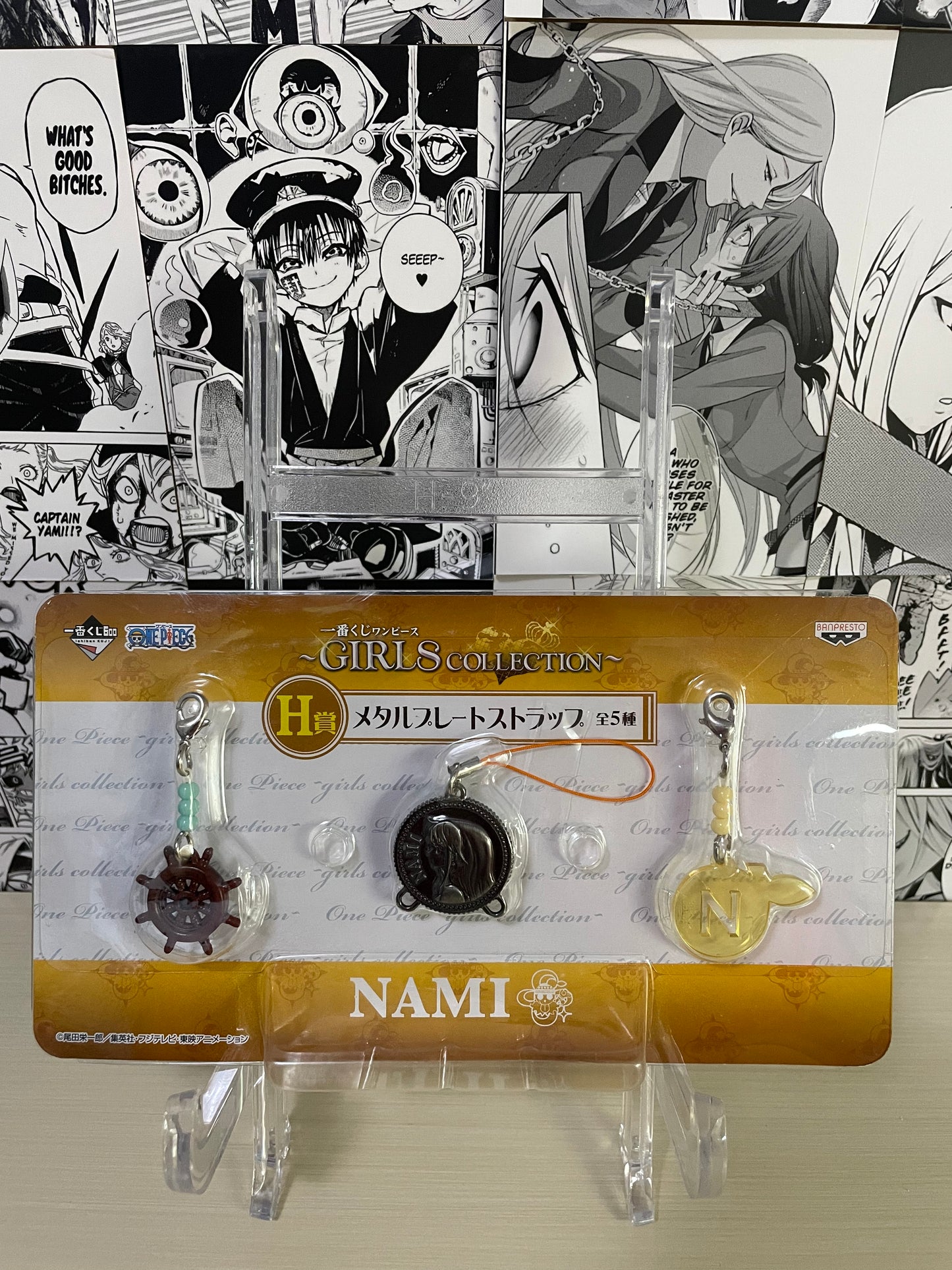 Ichiban Kuji One Piece Premio H "Girls Collection Vol. 1 Nami" Portachiavi Triset [JAP]