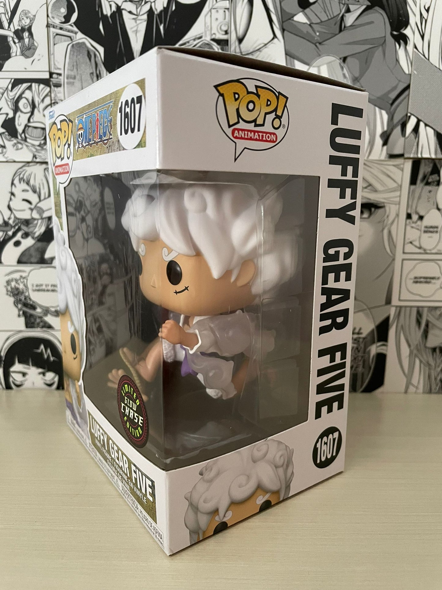 FUNKO POP One Piece Luffy Gear 5 w/chase Glow in The Dark 1607