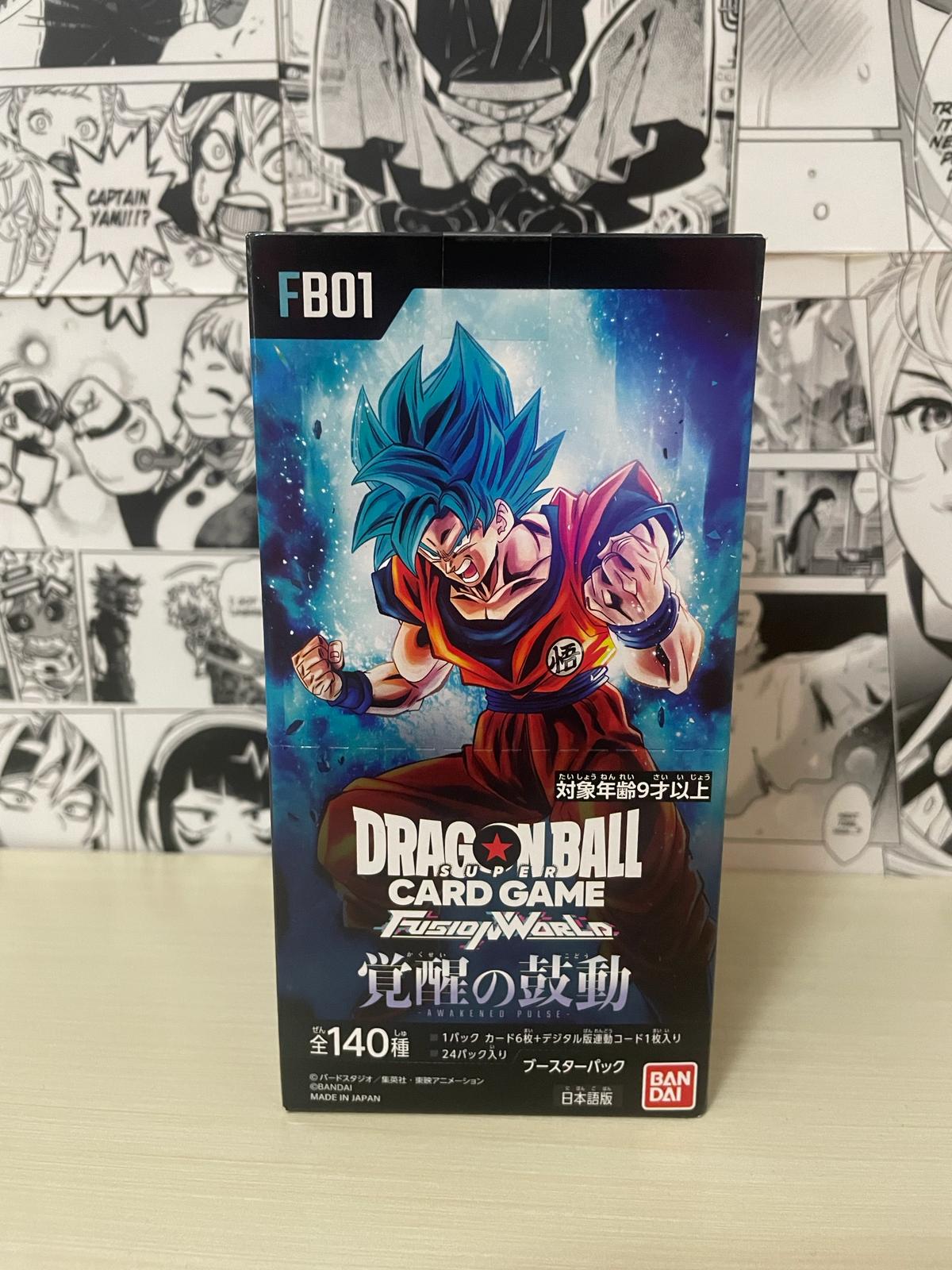 Dragon Ball Super Card Game Fusion World Booster Box FB-01 [JAP]