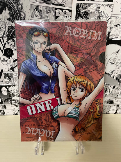 Ichiban Kuji One Piece Clear File "Sanji, Zoro, Nico Robin, Nami" [JAP]