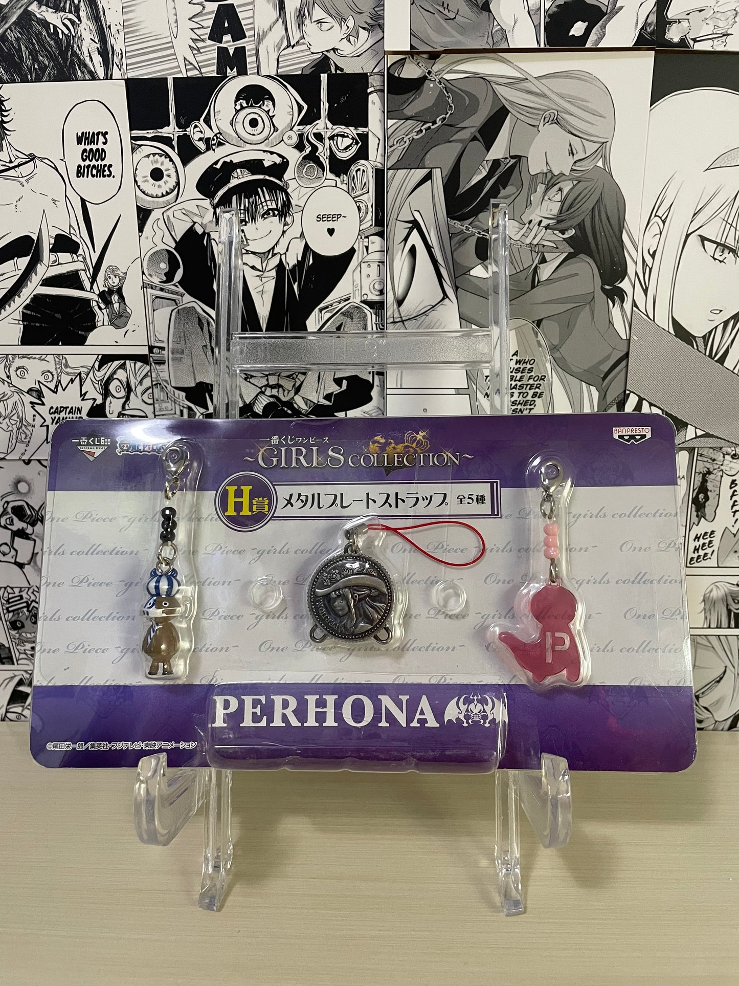 Ichiban Kuji One Piece Premio H "Girls Collection Vol. 1 Perhona" Portachiavi Triset [JAP]