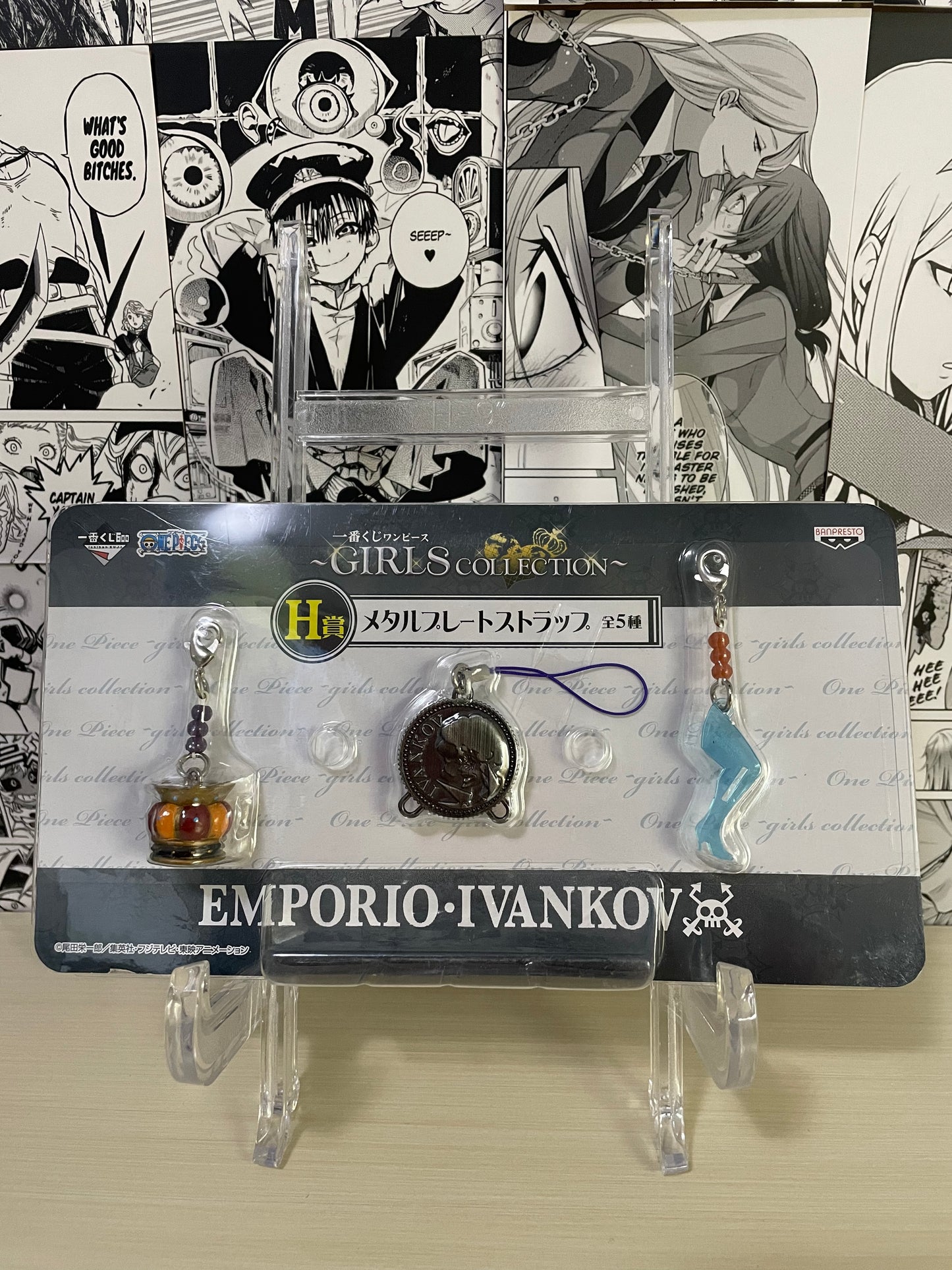 Ichiban Kuji One Piece Premio H "Girls Collection Vol. 1 Emporio Ivankov" Portachiavi Triset [JAP]