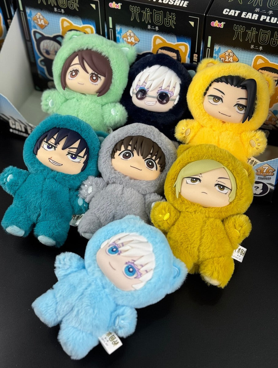Original EAKI Jujutsu Kaisen Cat Ear Plushie Series Blind Box [PREORDER]