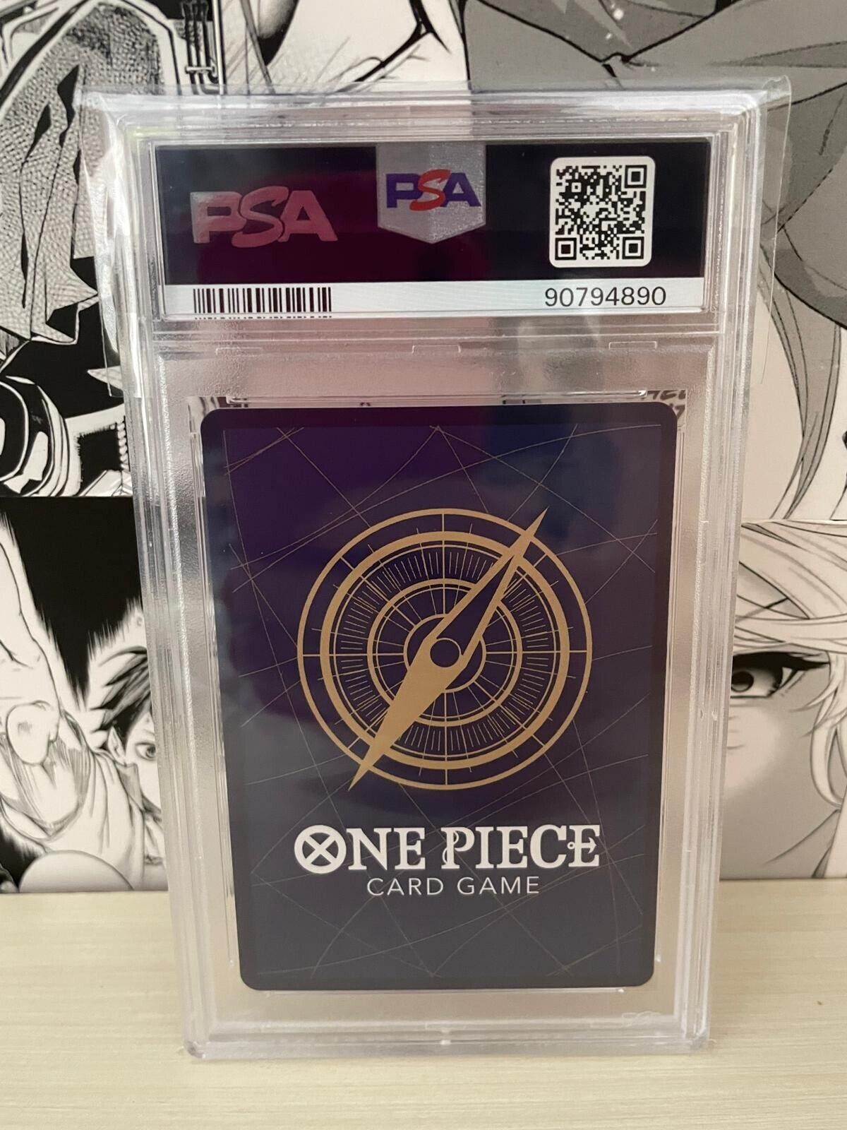 One Piece Card Game UTA Premium Collection Film Red P-033 PSA8