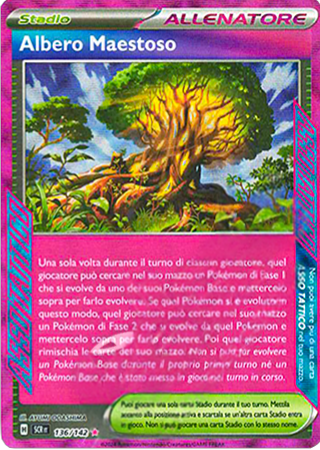 Pokemon 2024 Scarlatto&Violetto Corona Astrale -136/142 Albero Maestoso Holo [ITA]